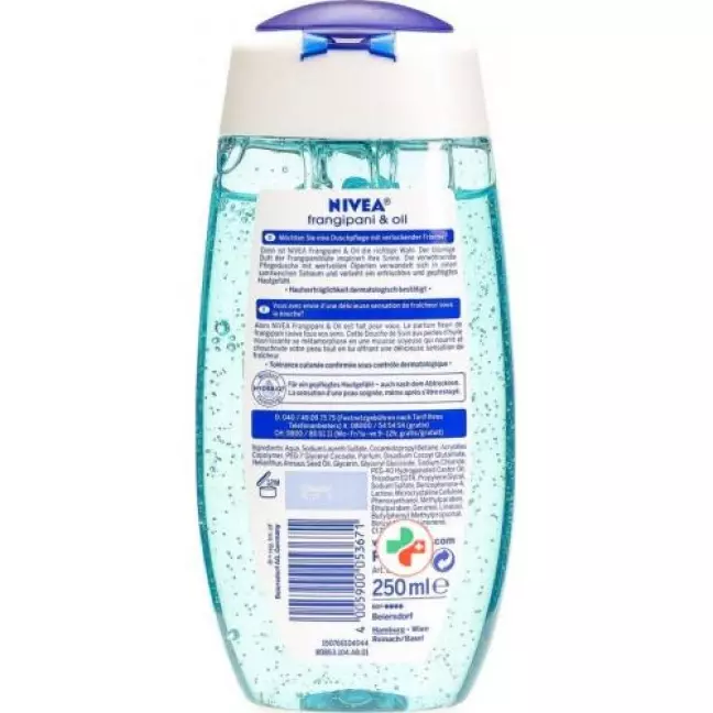 Nivea Care Душ Frangipani & Oil 250 мл Nivea Care Душ Frangipani & Oil 250 мл