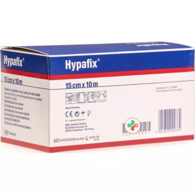 Рулон клейовий фліс Hypafix 15см х 10м
