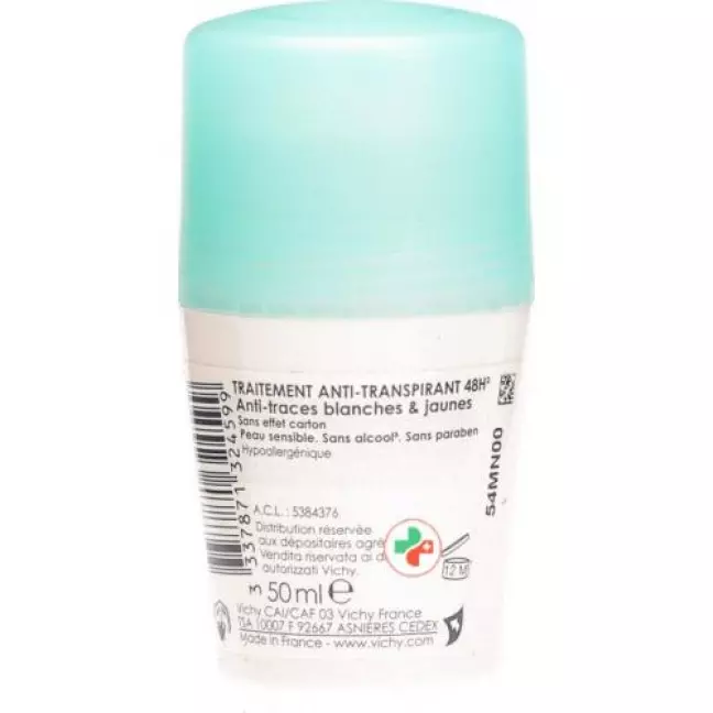 Дезодорант проти плям Roll-on Vichy 50 мл