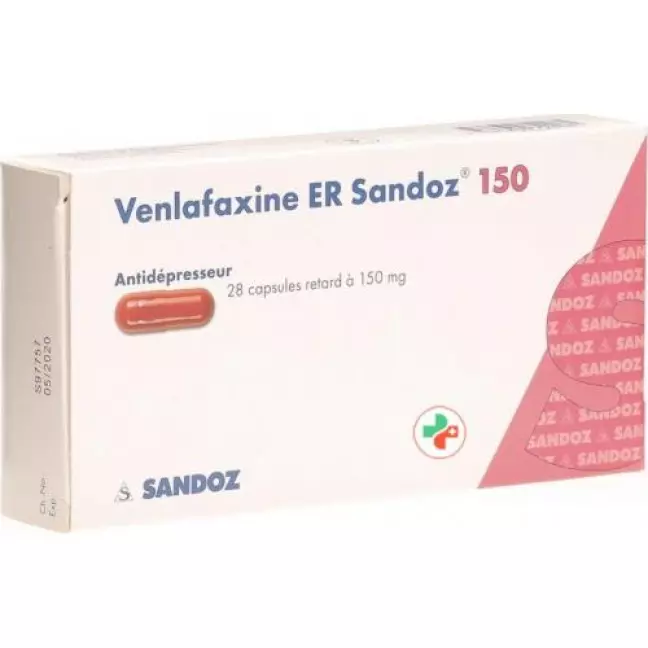 Венлафаксин ER Sandoz Ret капсули 150 мг 28 шт Венлафаксин ER Sandoz Ret капсули 150 мг 28 шт