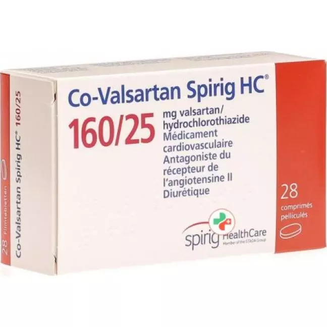CO Valsartan Spirig 160/25 28 filmtablets CO Valsartan Spirig 160/25 28 filmtablets