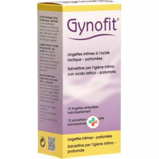 Ароматизована серветка для інтимного догляду Gynofit 12 шт Ароматизована серветка для інтимного догляду Gynofit 12 шт