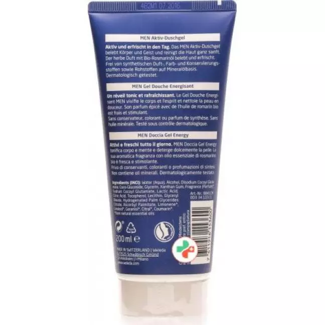 Weleda Men Active Shower Gel Tb 200 мл
