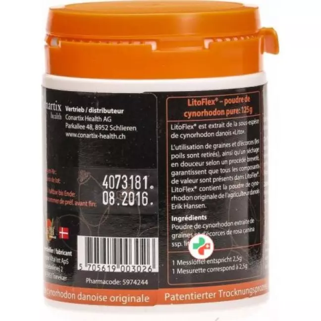 LitoFlex оригінальний датський порошок шипшини Ds 125 г