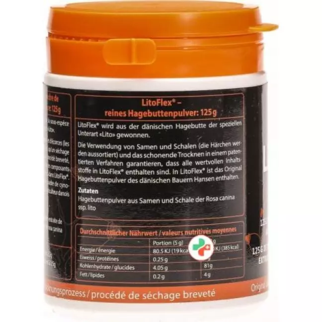 LitoFlex оригінальний датський порошок шипшини Ds 125 г