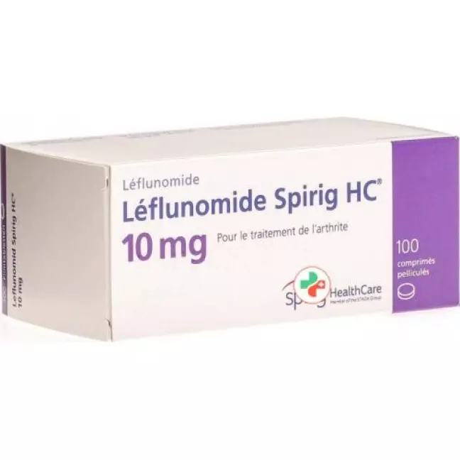 Leflunomide Spirig HC Filmtable 10 мг 100 шт Leflunomide Spirig HC Filmtable 10 мг 100 шт