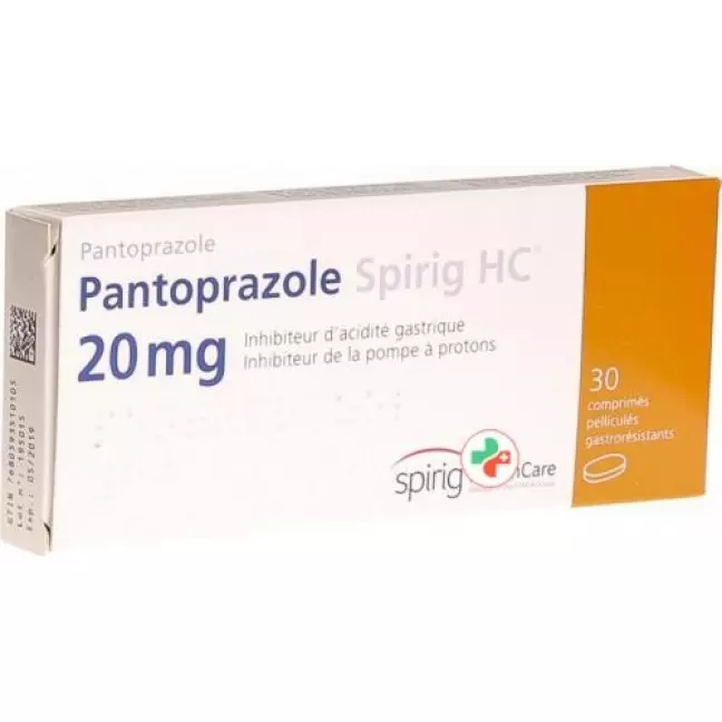 PANTOPRAZOLE Spirig HC Табл. 20 мг PANTOPRAZOLE Spirig HC Табл. 20 мг