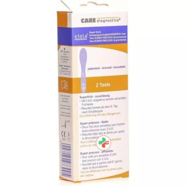 Віола Super Early Pregnancy Super Early Test 2 шт
