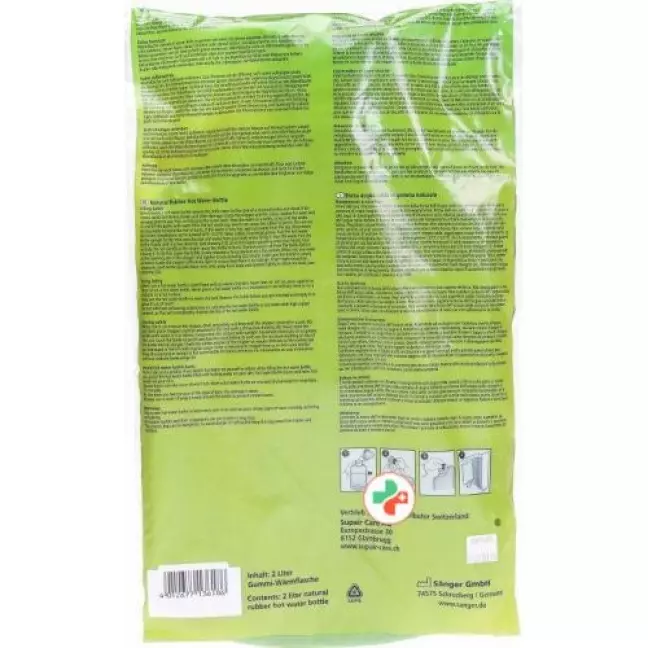 Saenger грелка 2л Lamelle 1seitig Grun Saenger грелка 2л Lamelle 1seitig Grun