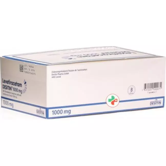 Levetiracetam DESITIN Filmtabl 1000 мг 200 шт Levetiracetam DESITIN Filmtabl 1000 мг 200 шт