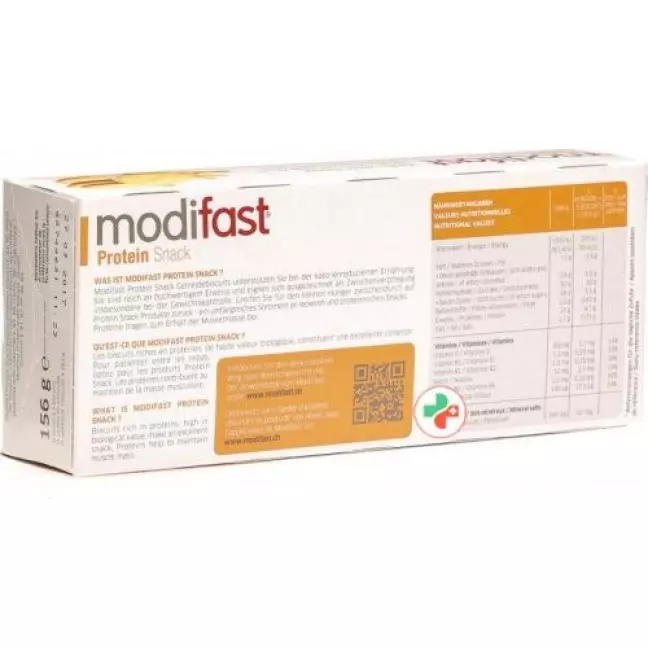 Протеїновий снек Modifast Бісквіт ванільний Цитрон 8 х 19,5 г Протеїновий снек Modifast Бісквіт ванільний Цитрон 8 х 19,5 г