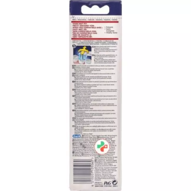 Braun Oral B Aufsteckburste Crossaction 3 штуки Braun Oral B Aufsteckburste Crossaction 3 штуки