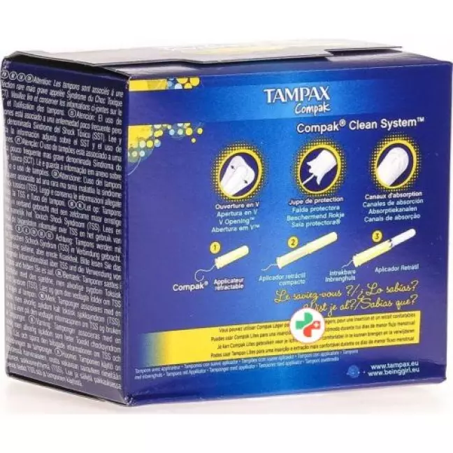Tampax Compak Regular Tampons 22 штуки