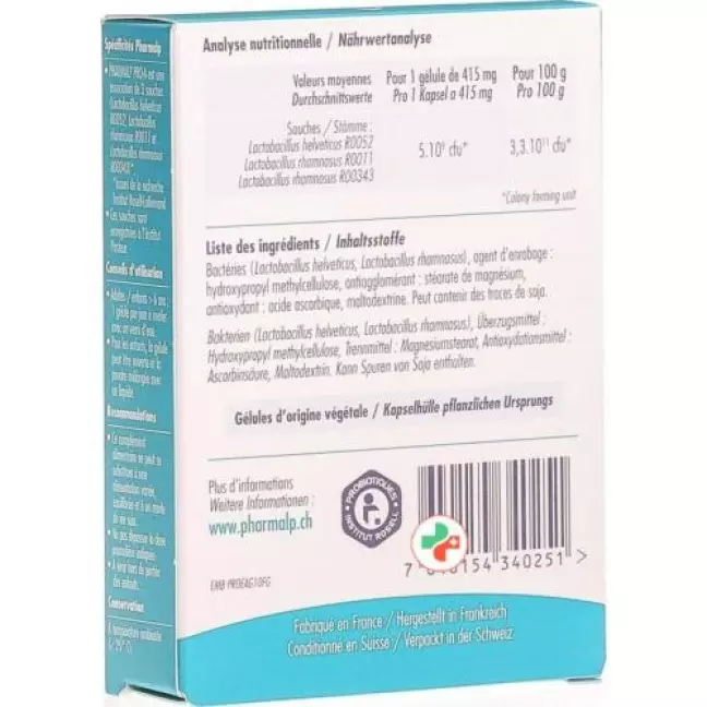 Пробіотичні капсули Pharmalp PRO-A 10 шт