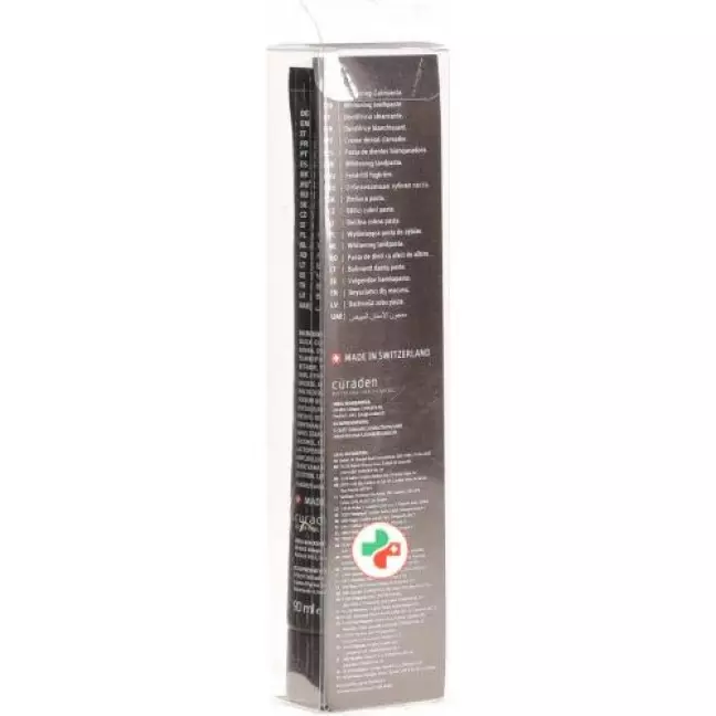 Зубна паста Curaprox Set Black is white 90 мл + зубна щітка CS5460