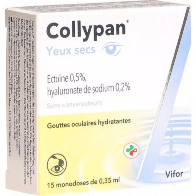 Collypan Dry Eyes Gtt Opht 15 Monodos 0,35 мл