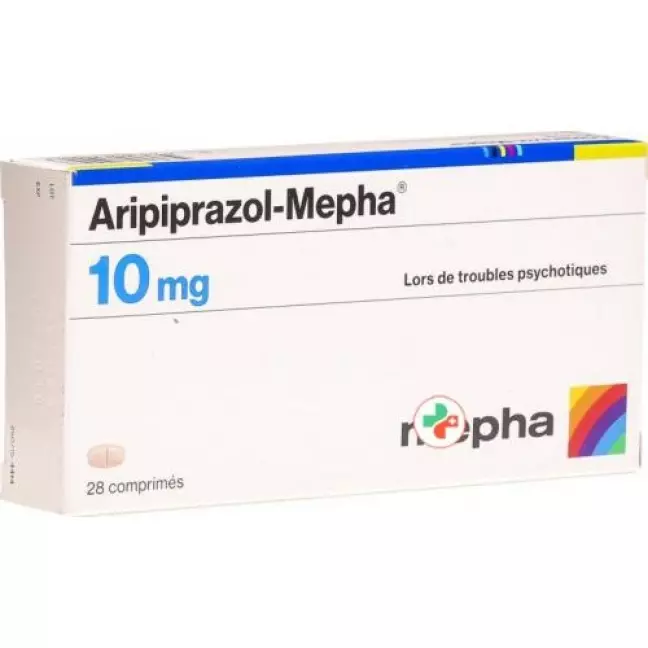 Арипіпразол-Мефа таблетки 10 мг 28 шт Арипіпразол-Мефа таблетки 10 мг 28 шт