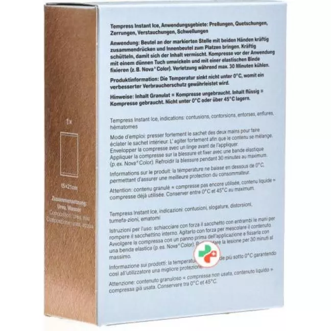 Миттєвий холодний компрес Flawa Temptress Instant Ice 15x21см Миттєвий холодний компрес Flawa Temptress Instant Ice 15x21см