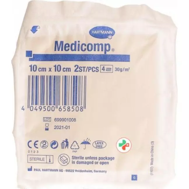 Medicomp Bl 4 відділення S30 10x10 стерильні 100 x 2 шт.