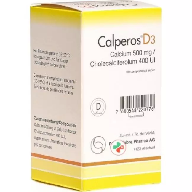 Calperos D3 льодяник лимон Ds 60 шт Calperos D3 льодяник лимон Ds 60 шт