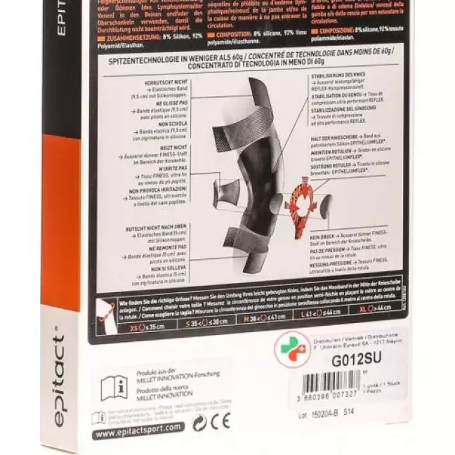 Epitact Sport Kniebandage M 38-41см Epitact Sport Kniebandage M 38-41см