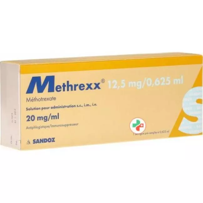 Methrexx Inj Lös 12,5 мг/0,625 мл Ферцпр 0,625 мл Methrexx Inj Lös 12,5 мг/0,625 мл Ферцпр 0,625 мл