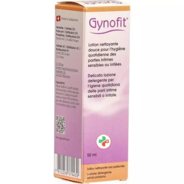 Gynofit лосьйон для вмивання без запаху дорожня упаковка 50 мл