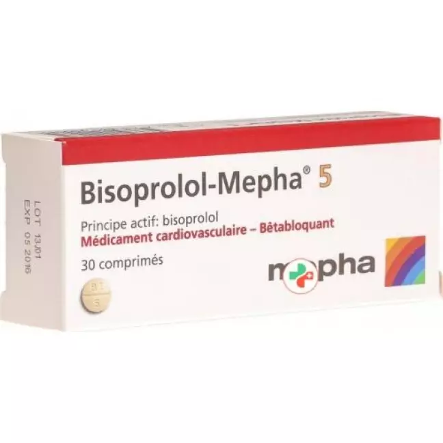 Bisoprolol Mepha 5 mg 30 tablets Bisoprolol Mepha 5 mg 30 tablets