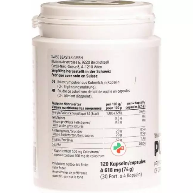 Капсули молозива BEASTER PURE ORGANIC 120 шт Капсули молозива BEASTER PURE ORGANIC 120 шт