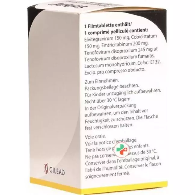 Stribild Filmtable 150/150/200/245 мг Fl 30 шт. Stribild Filmtable 150/150/200/245 мг Fl 30 шт.