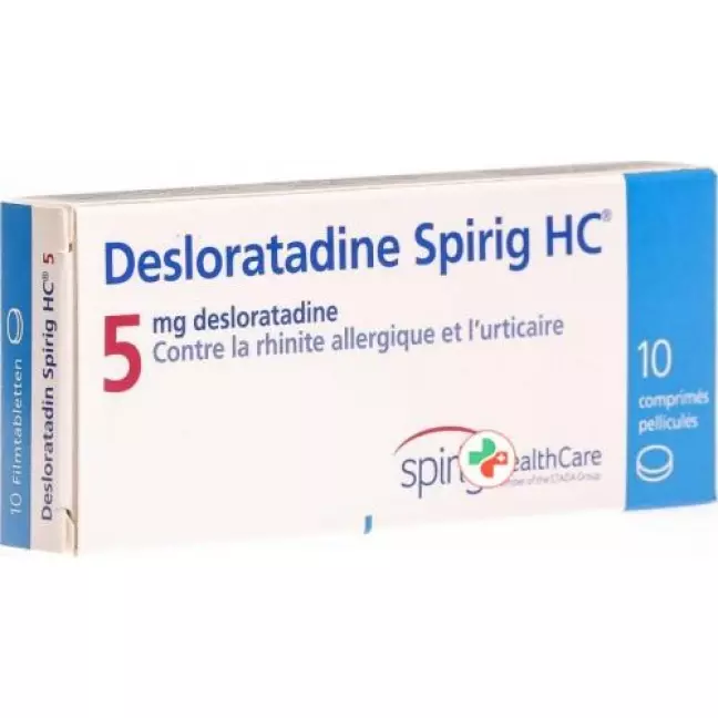 Desloratadine Spirig HC Filmtabl 5 мг 10 шт Desloratadine Spirig HC Filmtabl 5 мг 10 шт