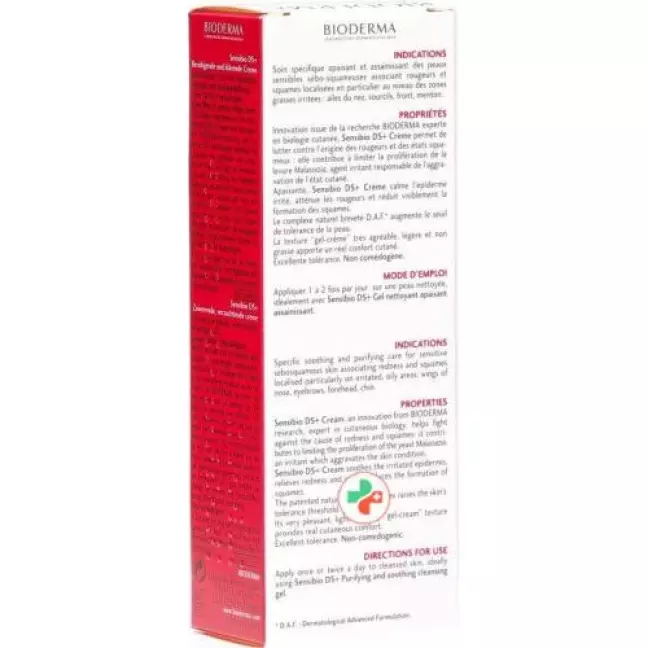 Bioderma Sensibio Ds + крем 40 мл Bioderma Sensibio Ds + крем 40 мл
