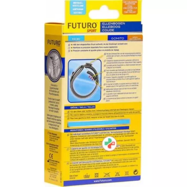 3M Futuro Custom Dial Sport Tennisellbog Anpassbar 3M Futuro Custom Dial Sport Tennisellbog Anpassbar