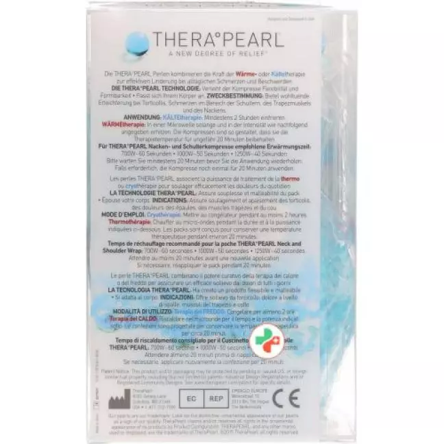 Компрес для шиї та плечей для теплової або холодної терапії THERA PEARL