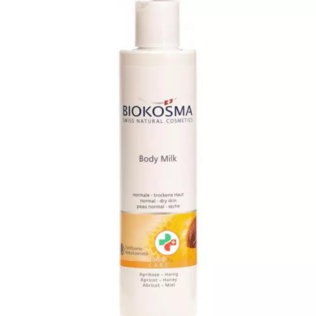 Відновлюючий крем для тіла Biokosma ORGANIC Абрикос і ORGANIC Мед 200