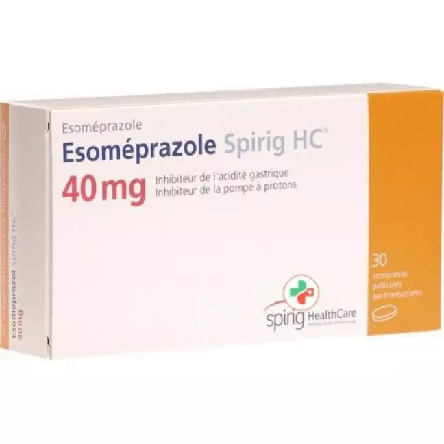 Esomeprazole Spirig HC Filmtable 40 мг 30 шт Esomeprazole Spirig HC Filmtable 40 мг 30 шт