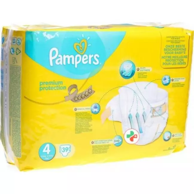 Pampers Premium Protection Gr4 9-14 кг Maxi Economy Pack 39 шт Pampers Premium Protection Gr4 9-14 кг Maxi Economy Pack 39 шт