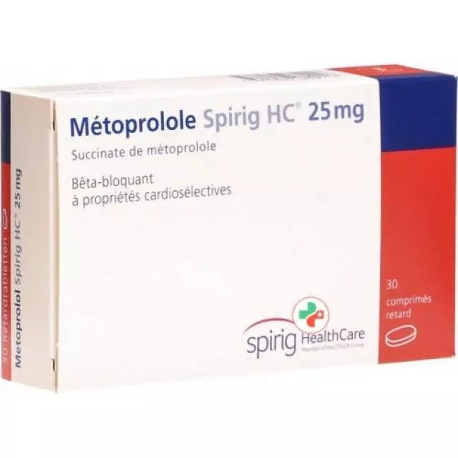 Metoprolol Spirig Retard 25 mg 30 filmtablets Metoprolol Spirig Retard 25 mg 30 filmtablets