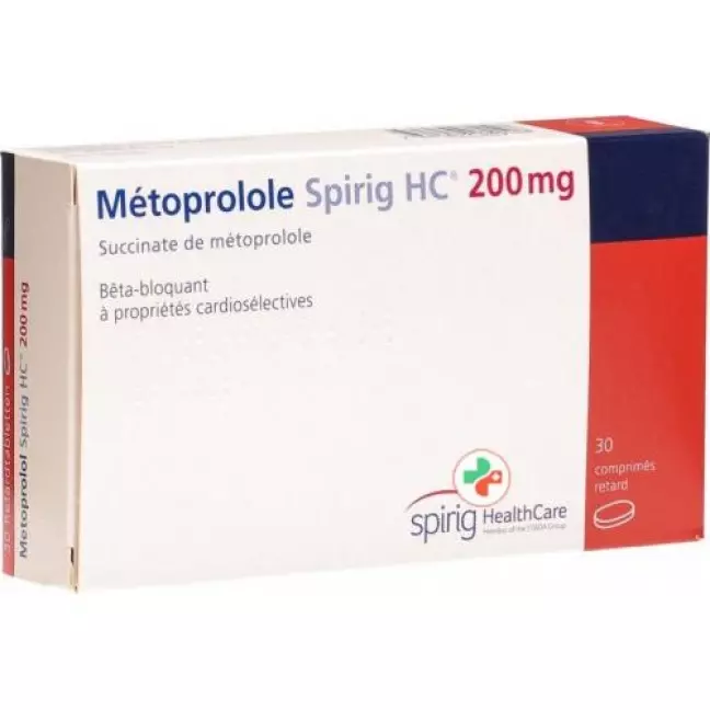 Metoprolol Spirig HC Ret Filmtabl 200 мг 30 шт Metoprolol Spirig HC Ret Filmtabl 200 мг 30 шт