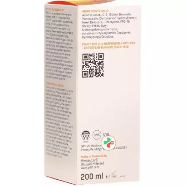P20 Sun Protection лосьйон SPF 20 200мл