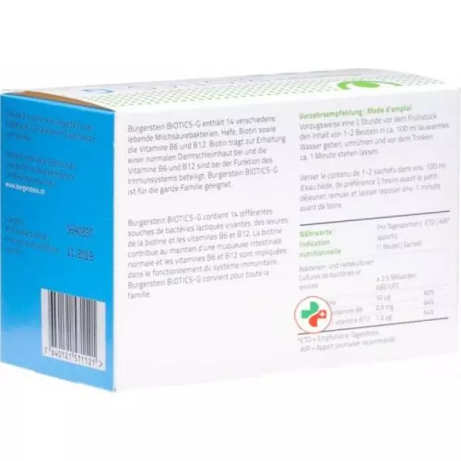 Burgerstein Biotics-G Plv Btl 30 шт