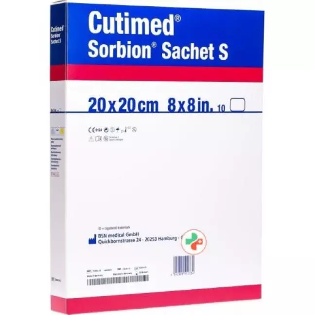 Cutimed Sorbion Sachet S 20x20см 10 штук Cutimed Sorbion Sachet S 20x20см 10 штук