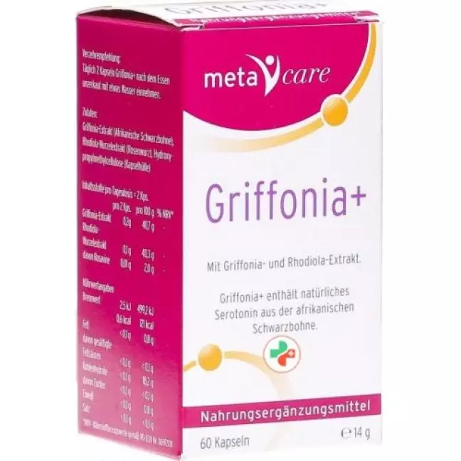 Meta Care Griffonia у капсулах 60 штук Meta Care Griffonia у капсулах 60 штук