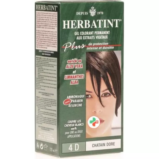 Herbatint Haarfarbegel 4d Gold Braun 150мл Herbatint Haarfarbegel 4d Gold Braun 150мл
