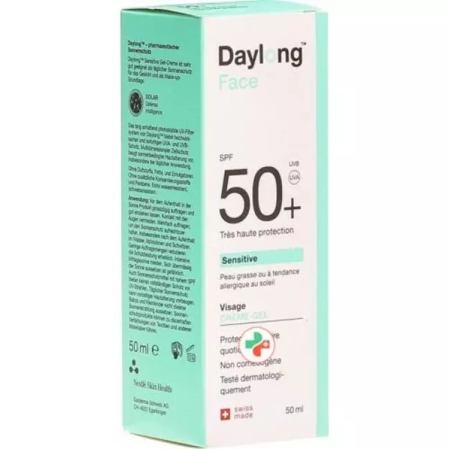 Денний гель-крем/флюїд для чутливого обличчя SPF50+ Tb 50 мл