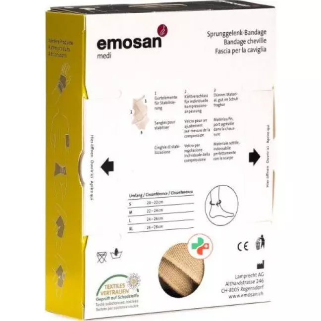 бандаж для щиколотки emosan medi S бандаж для щиколотки emosan medi S
