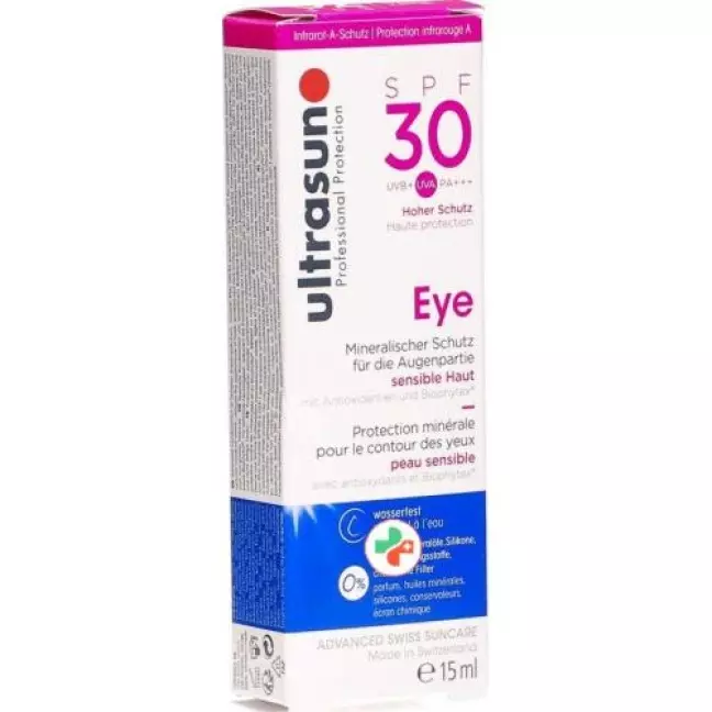 Ultrasun Eye крем Sonnenschutzfaktor 30 15мл Ultrasun Eye крем Sonnenschutzfaktor 30 15мл