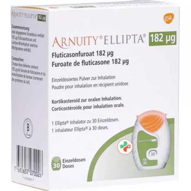 ELLIPTA Inh Plv 182 мкг ELLIPTA Inh Plv 182 мкг