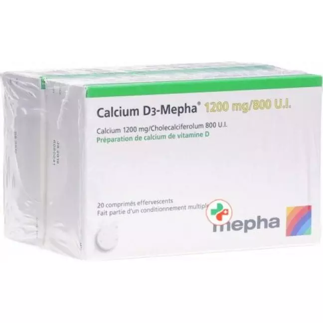 Кальцій D3-Mepha Brausetabl 1200/800 2 х 20 шт. Кальцій D3-Mepha Brausetabl 1200/800 2 х 20 шт.