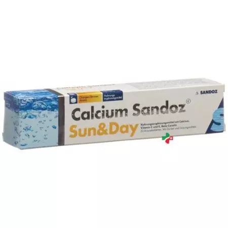 Кальцій Sandoz Sun &amp; Day Brause таблетки 20 шт